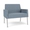 Lesro Mystic Lounge Reception Bariatric Chair, Silver, RS Rain Song Upholstery ML1401 - alternate 1